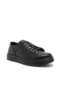 Dr. Martens Dante 6 Eye Leather Shoe In Black
