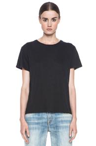 R13r13 Cash Jersey Boy Tee In Black