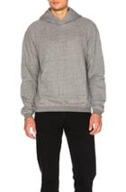 John Elliott Unfinished Edge Raglan Hoodie In Gray