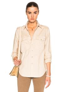 Mother The Cadet Top In Neutrals
