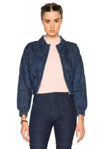 Rachel Comey Biddy Bomber Jacket In Blue