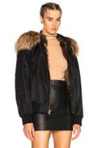 Mr & Mrs Italy Original Fit New York Bomber Jacket In Black,brown