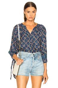 Natalie Martin Renata Shirt In Abstract,blue