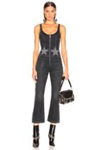 Jean Atelier Star Jumpsuit In Black,stars
