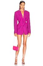 Jacquemus Raffaella Jacket Dress In Pink,purple