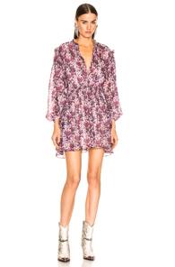 Isabel Marant Nydia Dress In Paisley,purple