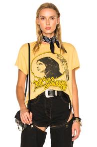 Madeworn Neil Young Tee In Yellow