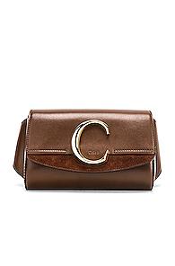 Chloe C Belt Bag In Brown