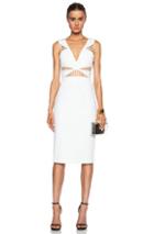 Cushnie Et Ochs Power Viscose-blend Dress In White