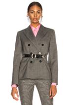 Isabel Marant Helsey Jacket In Gray,stripes