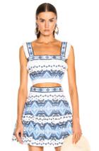 Alexis Liddy Top In Abstract,blue,white