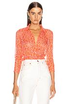 Equipment Essential Top In Floral,orange
