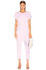 Raquel Allegra Jumpsuit In Purple,tie Dye
