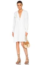 Chloe Light Cady Shirt Dress In White