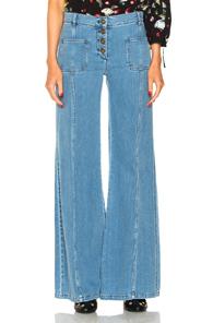 Chloe Stretch High Waisted Jeans In Blue
