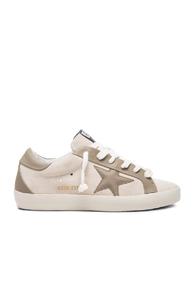 Golden Goose Suede Superstar Low Bespoke In Neutrals