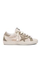 Golden Goose Suede Superstar Low Bespoke In Neutrals