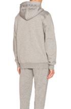 Burberry Kenton Embroidered Hoodie In Gray