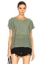 Raquel Allegra Pop Over Top In Green