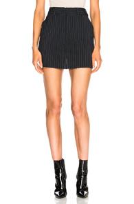 Rta Callie Skirt In Blue,stripes