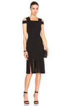 Opening Ceremony Basket Weave Dress In Black