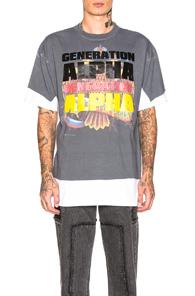 Vetements Generation Alpha Tee In Gray