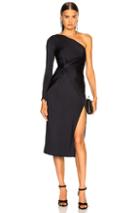 Cushnie Et Ochs Twist One Shoulder Dress In Blue