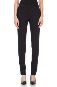 Blk Dnm Fully Tailored Poly-blend Skinny Pant In Black