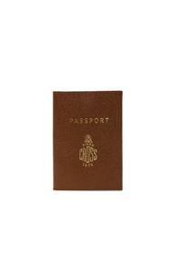 Mark Cross Passport Cover In Brown