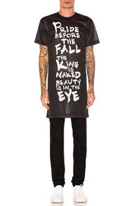 Comme Des Garcons Homme Plus Ester Mesh Print T-shirt In Black