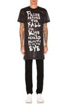 Comme Des Garcons Homme Plus Ester Mesh Print T-shirt In Black