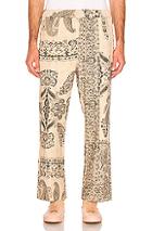 Paria Farzaneh Monochrome Iranian Print Joggers In Neutral,paisley