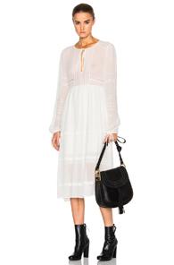 Marissa Webb Bella Silk Dress In White