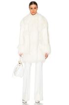 Stella Mccartney Ramona Faux Fur Coat In White