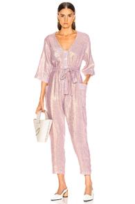 Raquel Allegra Utility Suit In Purple