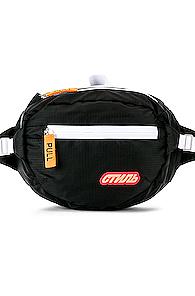Heron Preston Ctnmb Fanny Pack In Black,orange