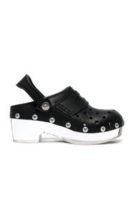 Maison Margiela Plexi Clogs In Black
