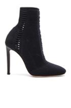 Gianvito Rossi Knit Booties In Black