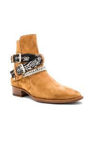 Amiri Bandana Buckle Boot In Brown