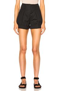 Isabel Marant Etoile Ivy Cotton Linen Shorts In Black