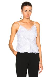 Carven Draped Tank Top In White
