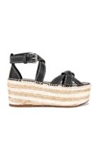 Loewe Gate Wedge Sandal In Black