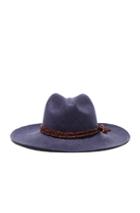 Sensi Studio Classic Long Brim Hat In Blue