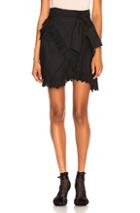 Isabel Marant Etoile Milou Skirt In Black
