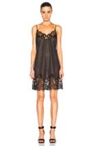 Givenchy Camisole Dress With Pinstripe Back In Black