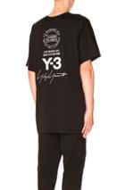 Y-3 Yohji Yamamoto Tee In Black