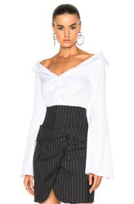 Caroline Constas Persephone Top In White