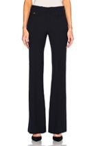 Chloe Stretch Wool Trousers In Blue