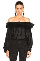 Faith Connexion Taffeta Top In Black