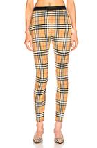 Burberry Logo Legging In Neutral,plaid